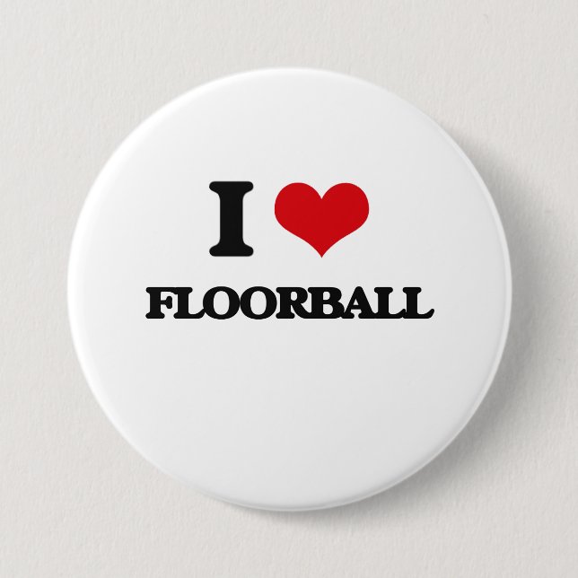 Jag älskar Floorball Knapp (Framsida)