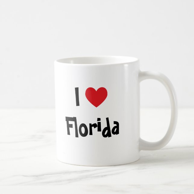 Jag älskar Florida Kaffemugg (Höger)