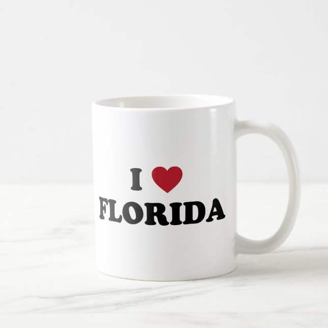 Jag älskar Florida Kaffemugg (Höger)