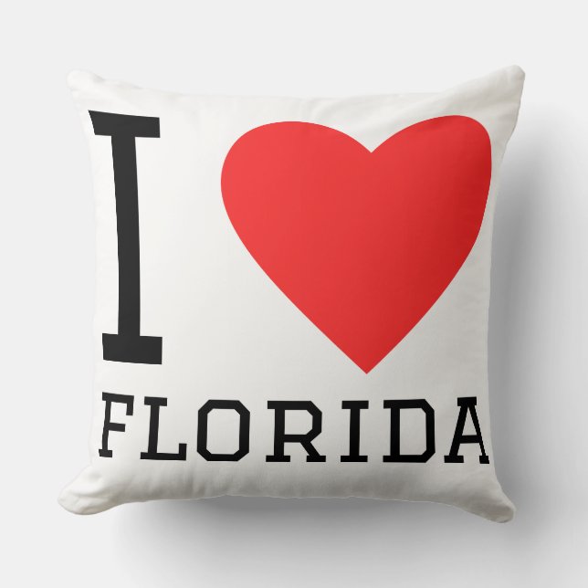 Jag älskar florida  kudde (Framsida)
