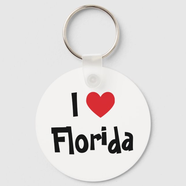 Jag älskar Florida Nyckelring (Framsida)