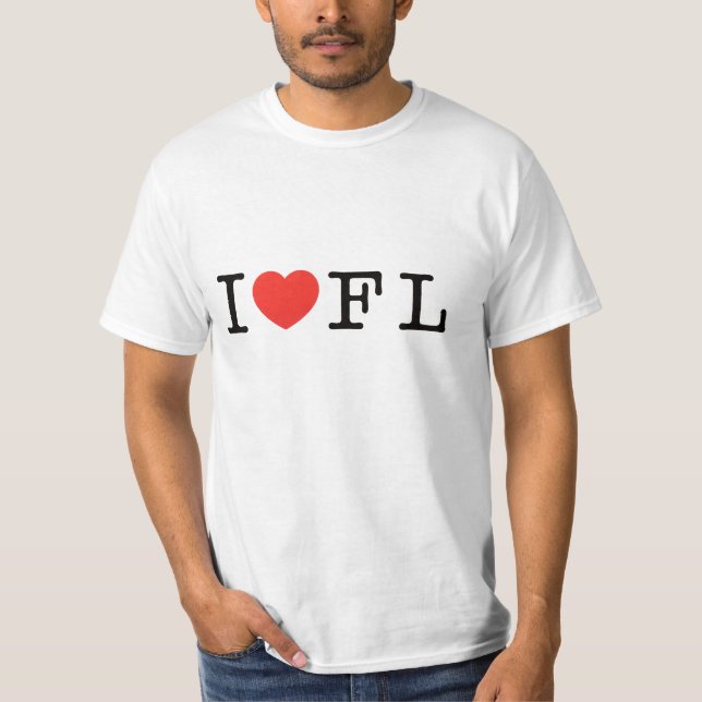 JAG ÄLSKAR FLORIDA TEE SHIRT (Framsida)