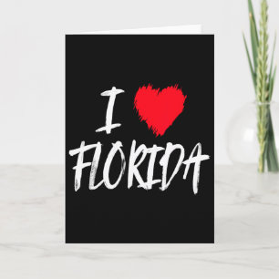 Jag älskar Florida Usa Amerika Strand Semester Res Kort