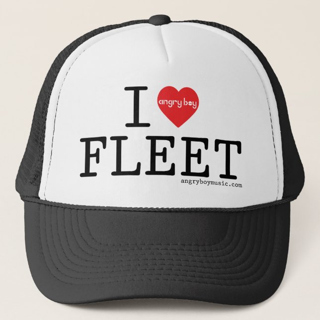 Jag älskar flotta truckerkeps (Framsida)