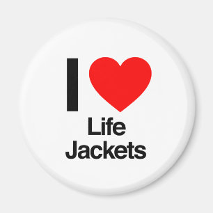 jag älskar flytvästar magnet