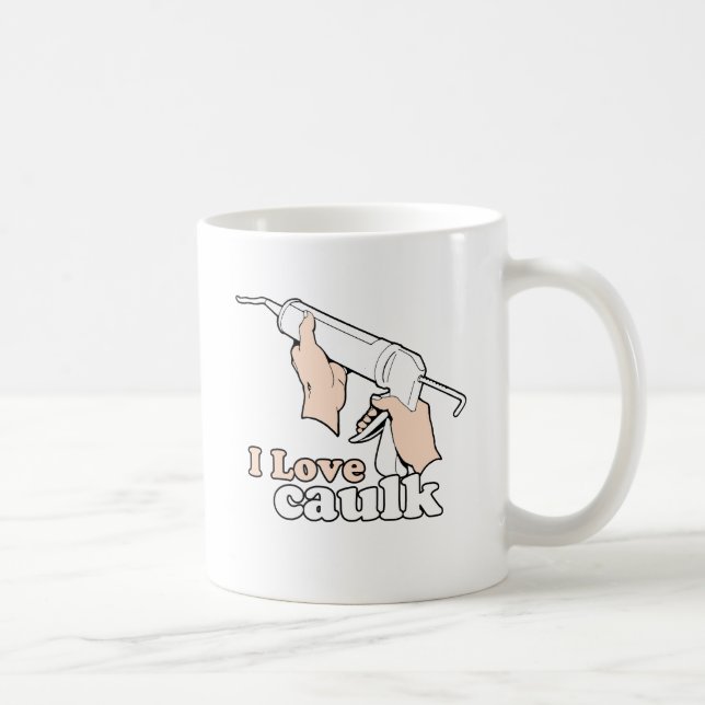 Jag älskar fogmassa kaffemugg (Höger)