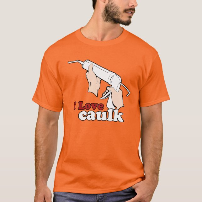 Jag älskar fogmassa t shirt (Framsida)