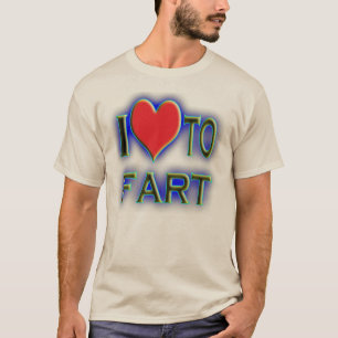 Jag älskar för att fart. t-shirt