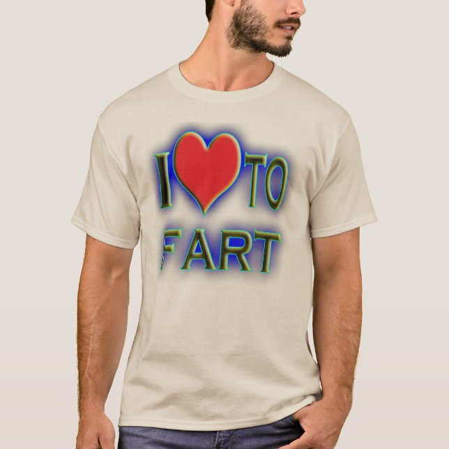 Jag älskar för att fart. t-shirt (Framsida)