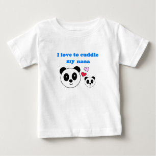 JAG ÄLSKAR FÖR ATT KELA MIN NANA T-SHIRT