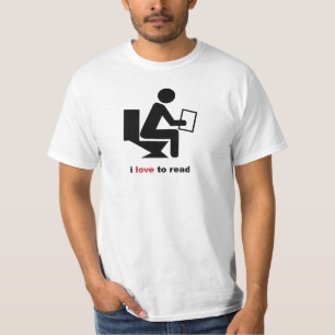 Jag älskar för att läsa skjortan t shirt