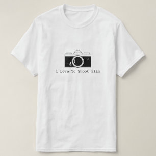 Jag älskar för att skjuta filmar tee shirt