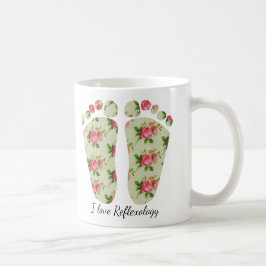 Jag älskar för fotmuggen för reflexologyen den kaffemugg