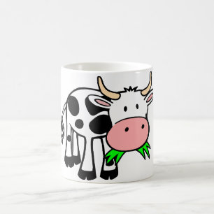 Jag älskar för kokaffe för kor den gulliga mugg