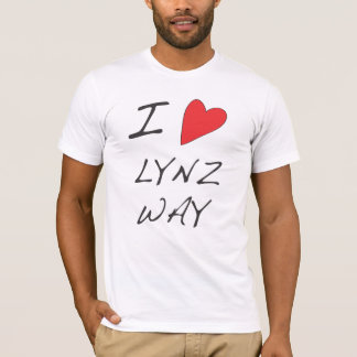 JAG ÄLSKAR…, FÖR LYNZ UTSLAGSPLATS LÅNGT - T-SHIRT
