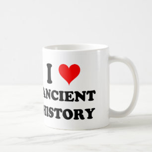 Jag älskar forntida historia kaffemugg