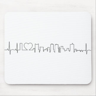 Jag älskar Fort Worth i en utöver det vanliga Musmatta