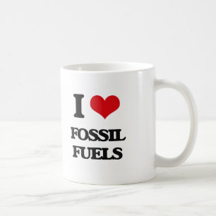 jag ÄLSKAR fossil tankar Kaffemugg