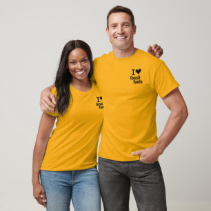 Jag älskar fossil tankar Poloskjortan T-shirt