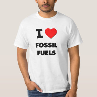 Jag älskar fossil tankar t shirt