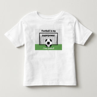 Jag älskar fotboll grafisk t-shirt
