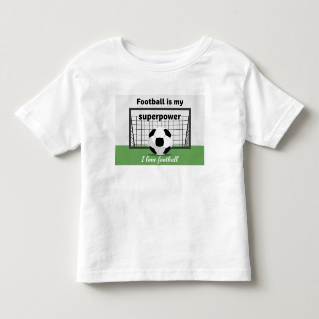 Jag älskar fotboll grafisk t-shirt  (Framsida)