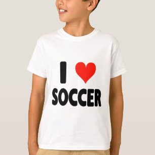 Jag älskar fotboll - Hjärta Fotboll Fotbollsplan P T Shirt