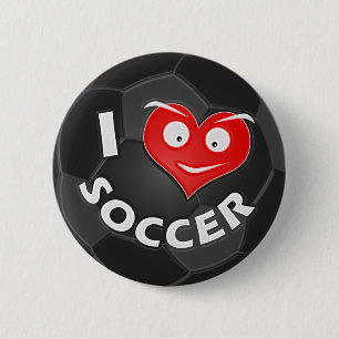Jag älskar fotboll knapp