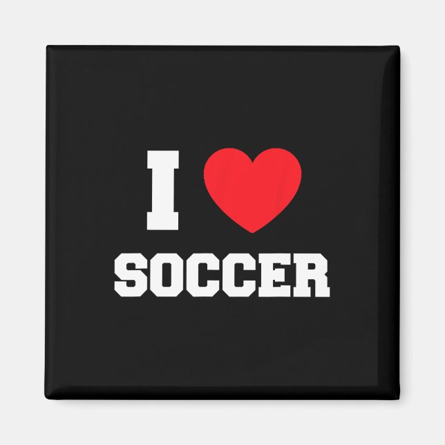 Jag älskar fotboll  magnet (Framsidan)