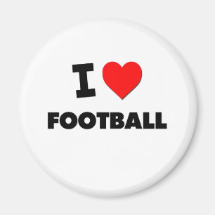 Jag älskar fotboll magnet