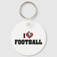 Jag älskar fotboll nyckelring
