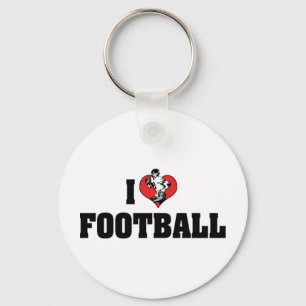 Jag älskar fotboll nyckelring