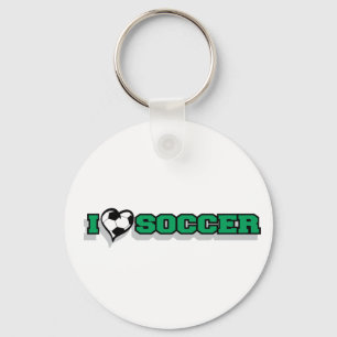 Jag älskar fotboll nyckelring