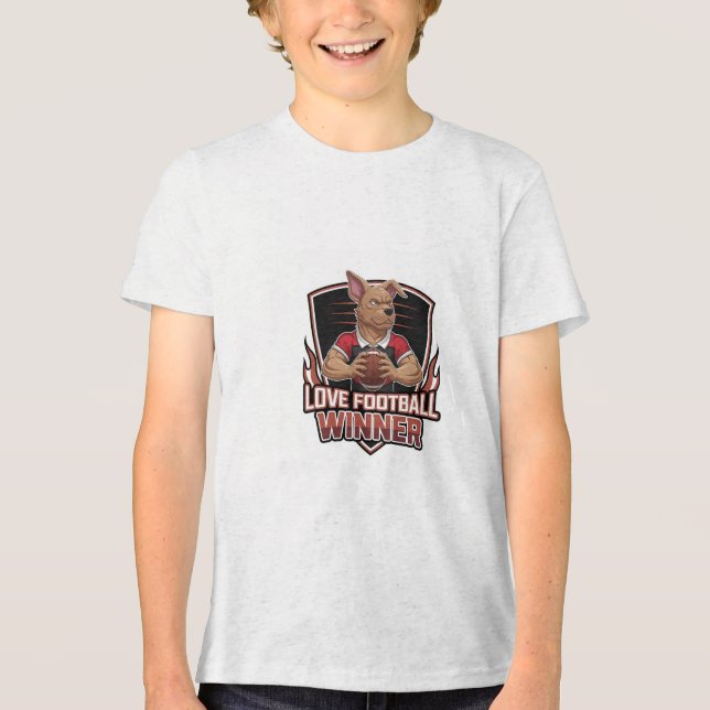 Jag älskar fotboll  t shirt (Framsida)
