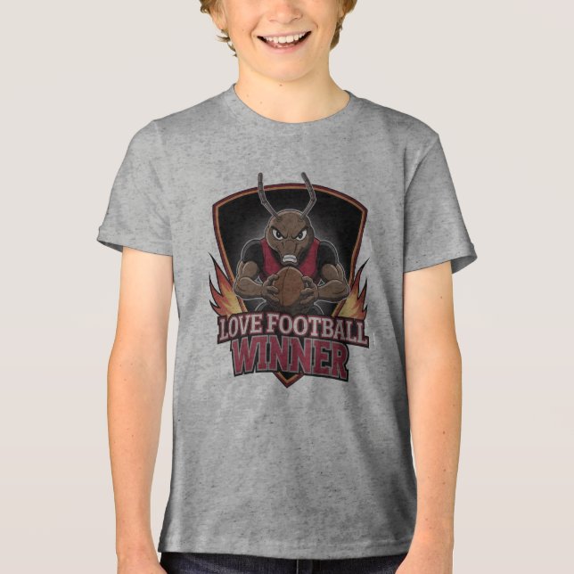 Jag älskar fotboll  t shirt (Framsida)