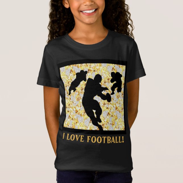 JAG ÄLSKAR FOTBOLL T SHIRT (Framsida)