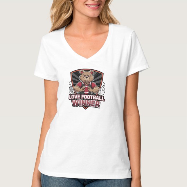 Jag älskar fotboll  t shirt (Framsida)