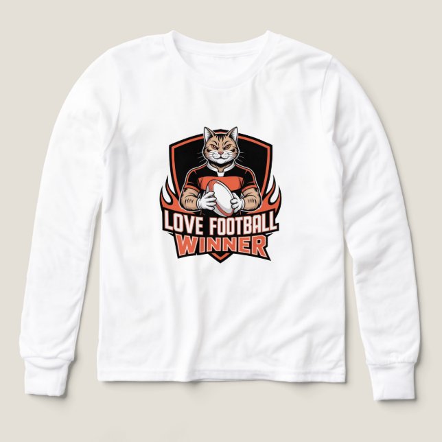 Jag älskar fotboll  t shirt (Design framsida)