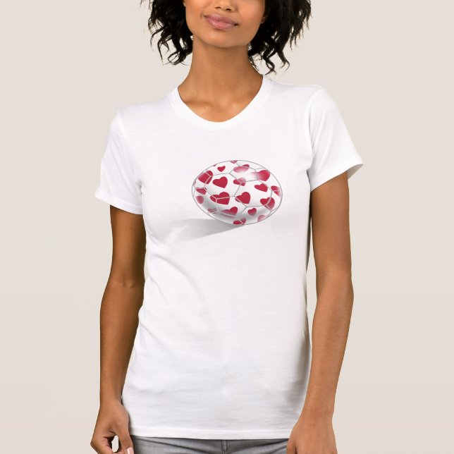 Jag älskar fotboll tee shirt (Framsida)