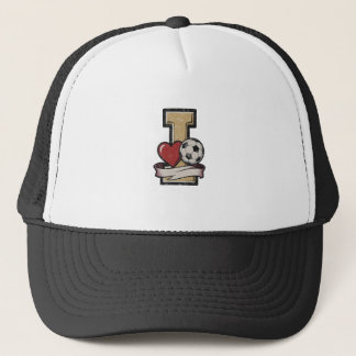 Jag älskar fotboll Vintage Truckerhatt Keps