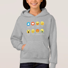 Jag älskar fotbollemoticonen (emojien) - vit på tröja