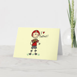 Jag älskar fotbollTshirts och gåvor Kort