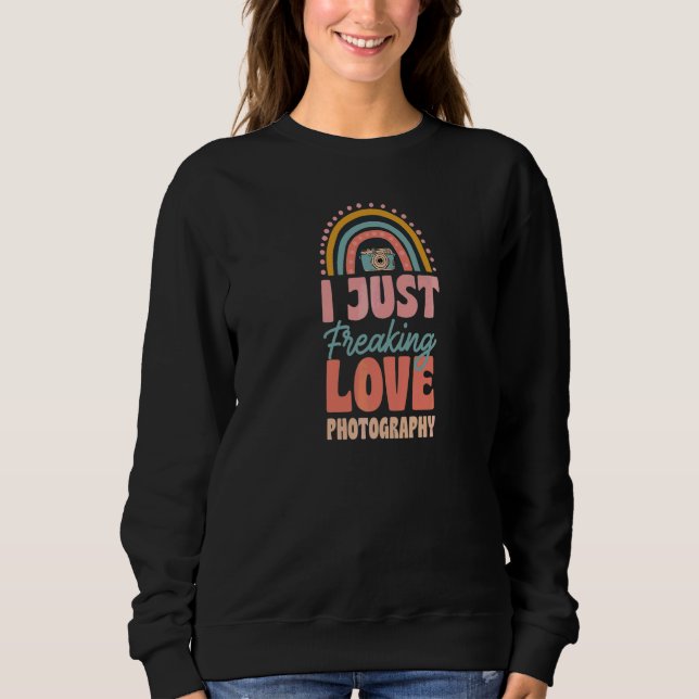 Jag Älskar Fotografier Bohemsk Regnbåge T Shirt (Framsida)