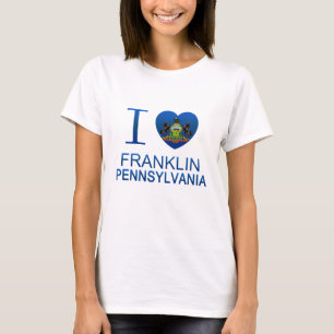 Jag älskar Franklin, PA Tee Shirt