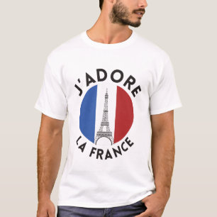Jag älskar Frankrike T Shirt