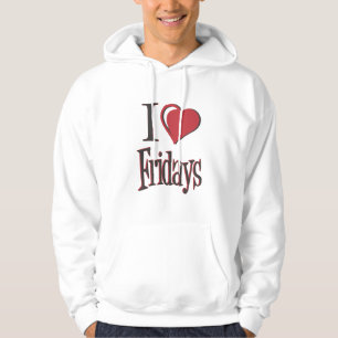 Jag älskar fredagar sweatshirt