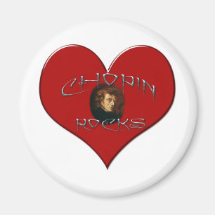 Jag älskar Frederic Chopin Magnet