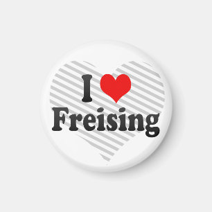 Jag älskar Freising, Tyskland Magnet