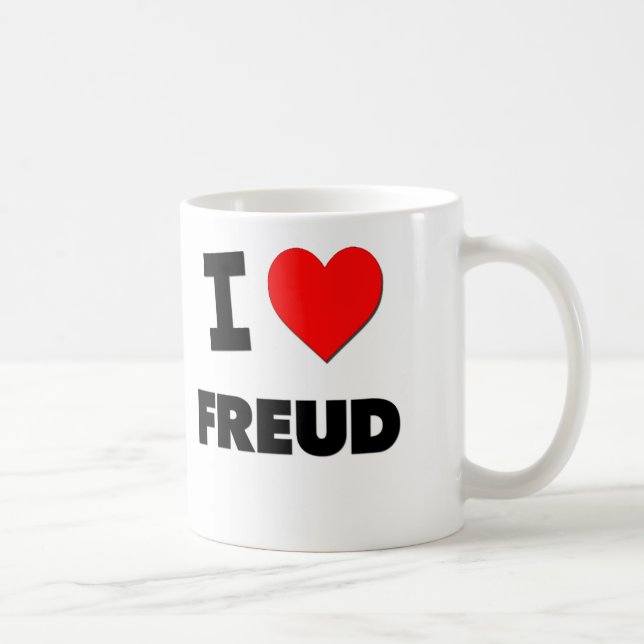 Jag älskar Freud Kaffemugg (Höger)