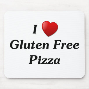 Jag älskar fri Pizza för Gluten Musmatta